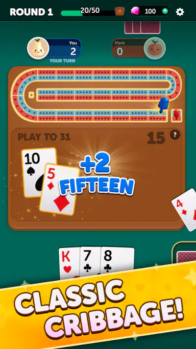 Cribbage Classic - Card Game screenshot 1