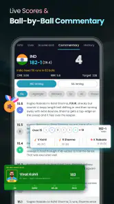 Cricket LineX: Fast Live score screenshot