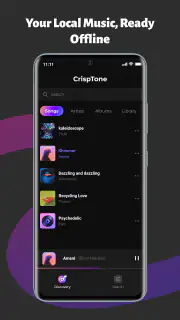 CrispTone: Offline Music screenshot 1