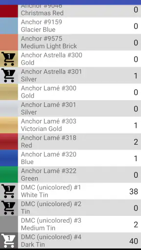 Cross Stitch Thread Organizer screenshot 1