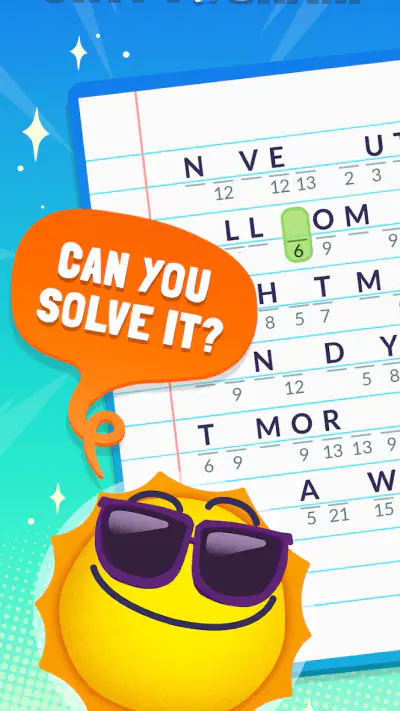 Cryptogram: Logic Puzzle Game screenshot 1