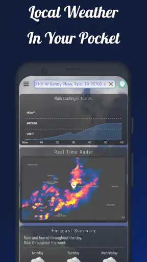 Rain Gauge & Dark Sky Tech screenshot 1