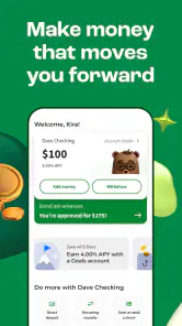Dave - Fast Cash & Banking screenshot