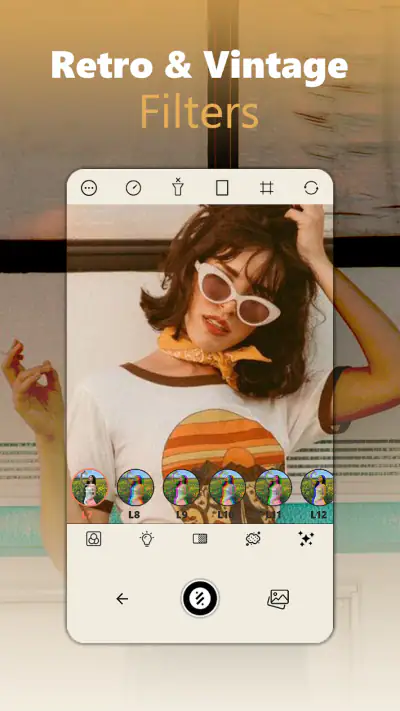 Dazz Cam: Retro Filter Effect screenshot 1