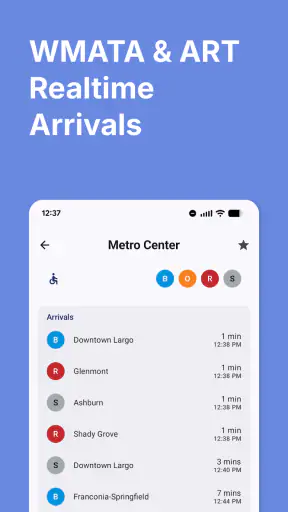 DC Metro & Bus: WMATA Realtime screenshot 1