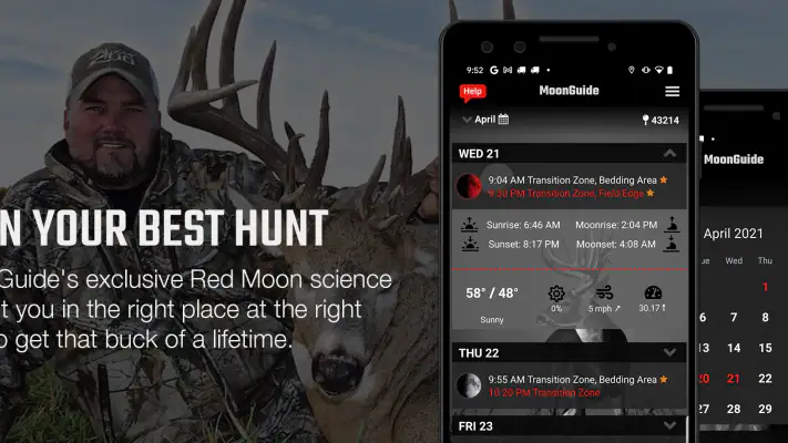 Deer Hunters MoonGuide 3.0 screenshot 1