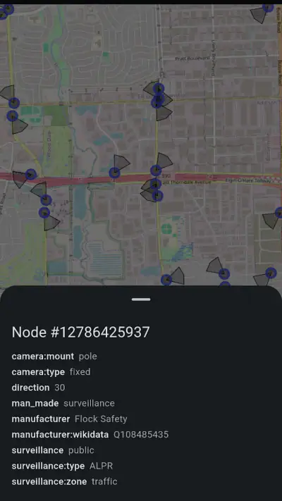 DeFlock.me screenshot 1