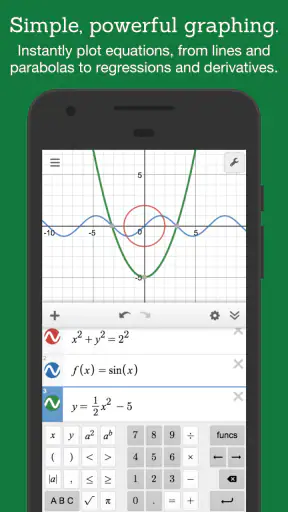 Desmos Graphing Calculator screenshot 1