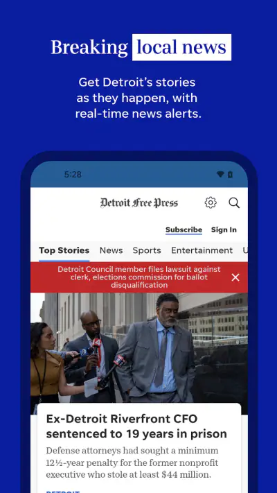 Detroit Free Press: Freep screenshot 1