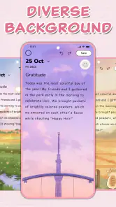 Diary with Fingerprint Lock screenshot