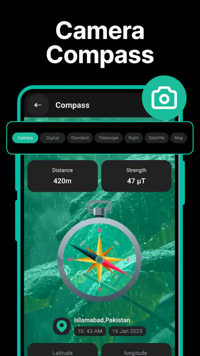 Digital Compass for Android screenshot 1