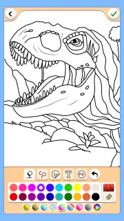 Dino Coloring Game screenshot 1