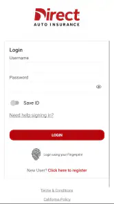 Direct Auto Insurance screenshot