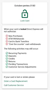 Direct Express® Mobile screenshot