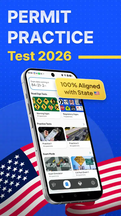 DMV Permit Practice Test 2026 screenshot 1