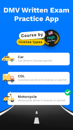 DMV Written Exam Practice App screenshot 1