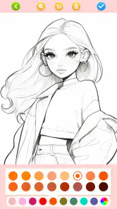 Doll Color: Princess Coloring screenshot