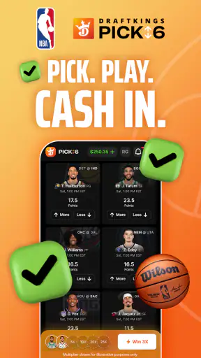 DraftKings Pick6: Fantasy Game screenshot 1