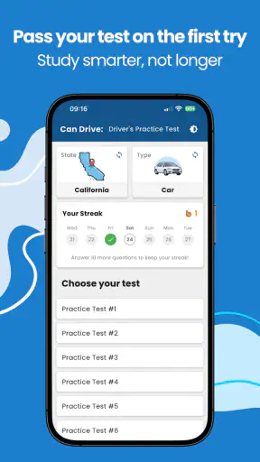 Driver's License Practice Test screenshot 1