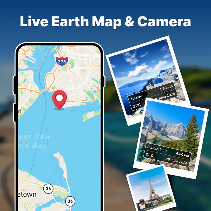 EarthVista: Live Satellite Map screenshot 1
