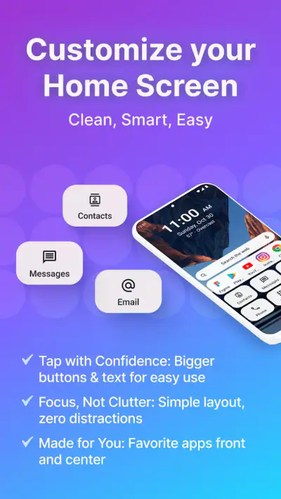 Easy Homescreen screenshot 1