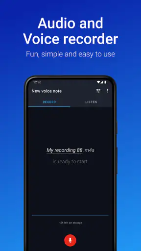 Easy Voice Recorder screenshot 1