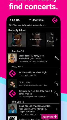Edmtrain Concerts & Raves screenshot 1