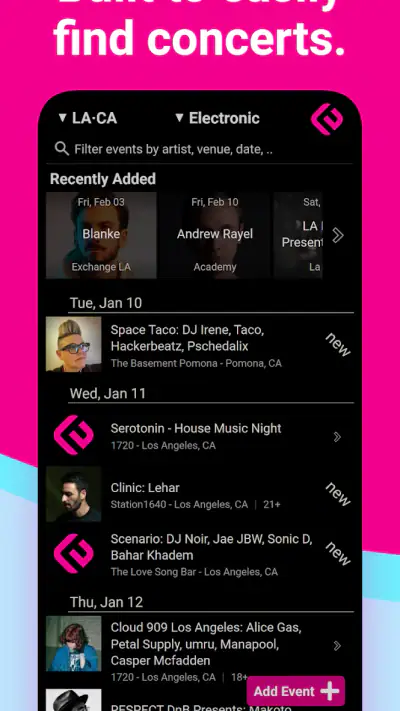 Edmtrain Concerts & Raves screenshot 1