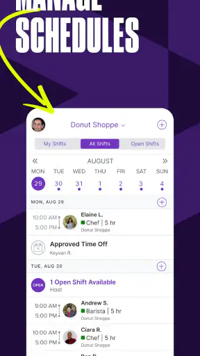 Homebase: Employee Scheduling screenshot 1