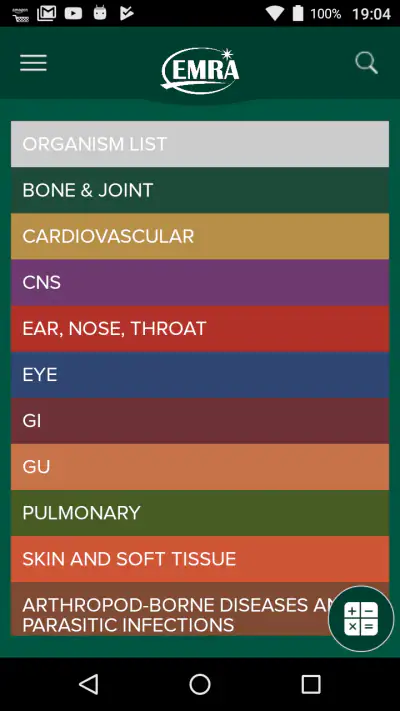 EMRA Antibiotic Guide screenshot 1