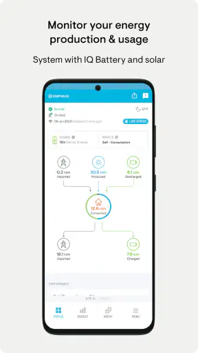 Enphase Enlighten screenshot 1