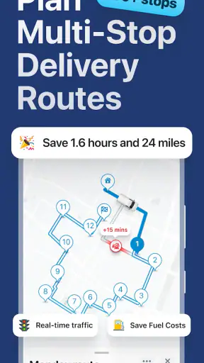 enRoute Delivery Route Planner screenshot 1