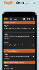 EOBD Facile: OBD 2 Car Scanner screenshot