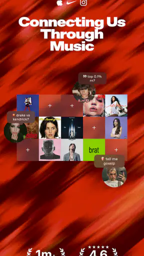 EQUALS - Music Social Network screenshot 1