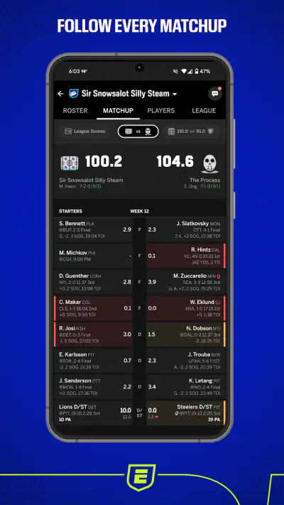 ESPN Fantasy Sports screenshot 1