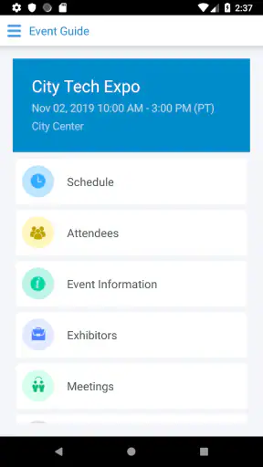 Eventleaf Guide screenshot 1