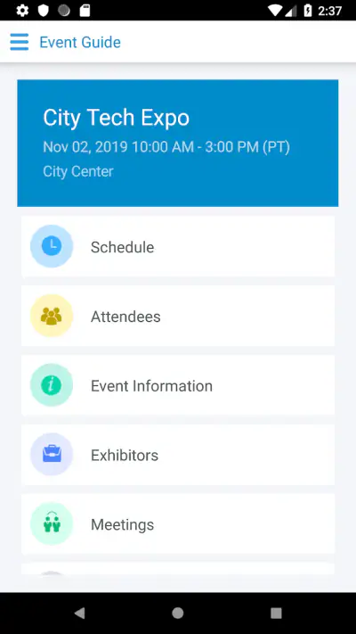 Eventleaf Guide screenshot 1
