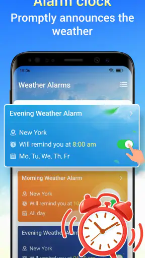 Exacta Weather Alarm-Radar screenshot 1