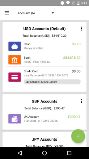 Expense IQ Money Manager screenshot 1