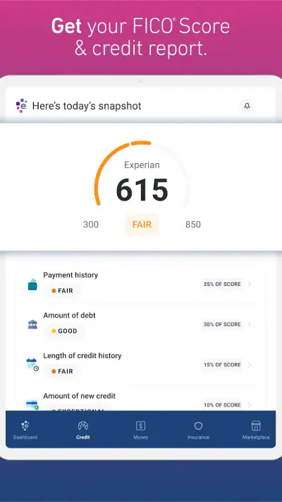 Experian screenshot 1