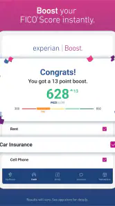 Experian screenshot