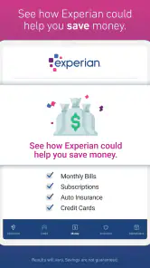 Experian screenshot