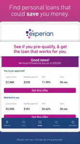 Experian screenshot
