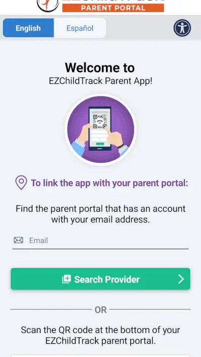 EZChildTrack Parent Portal screenshot 1