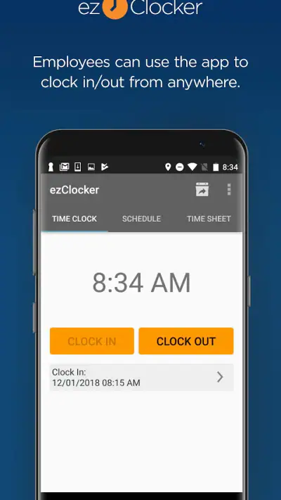 ezClocker: Employee Time Track screenshot 1