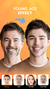 FaceLab Face Editor App, Aging screenshot