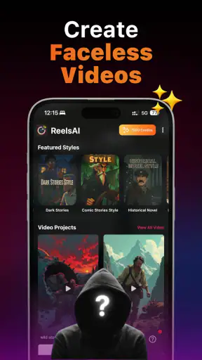 Faceless Reels - AutoAIReel screenshot 1