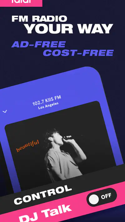 faidr: FM Radio & Music screenshot 1
