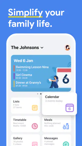 FamilyWall: Family Organizer screenshot 1
