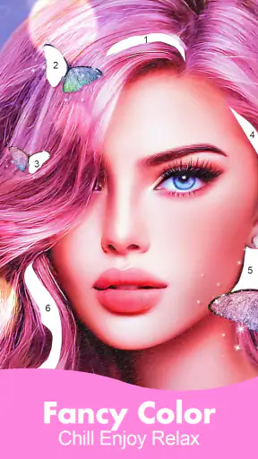 Fancy Color - Paint By Number screenshot 1